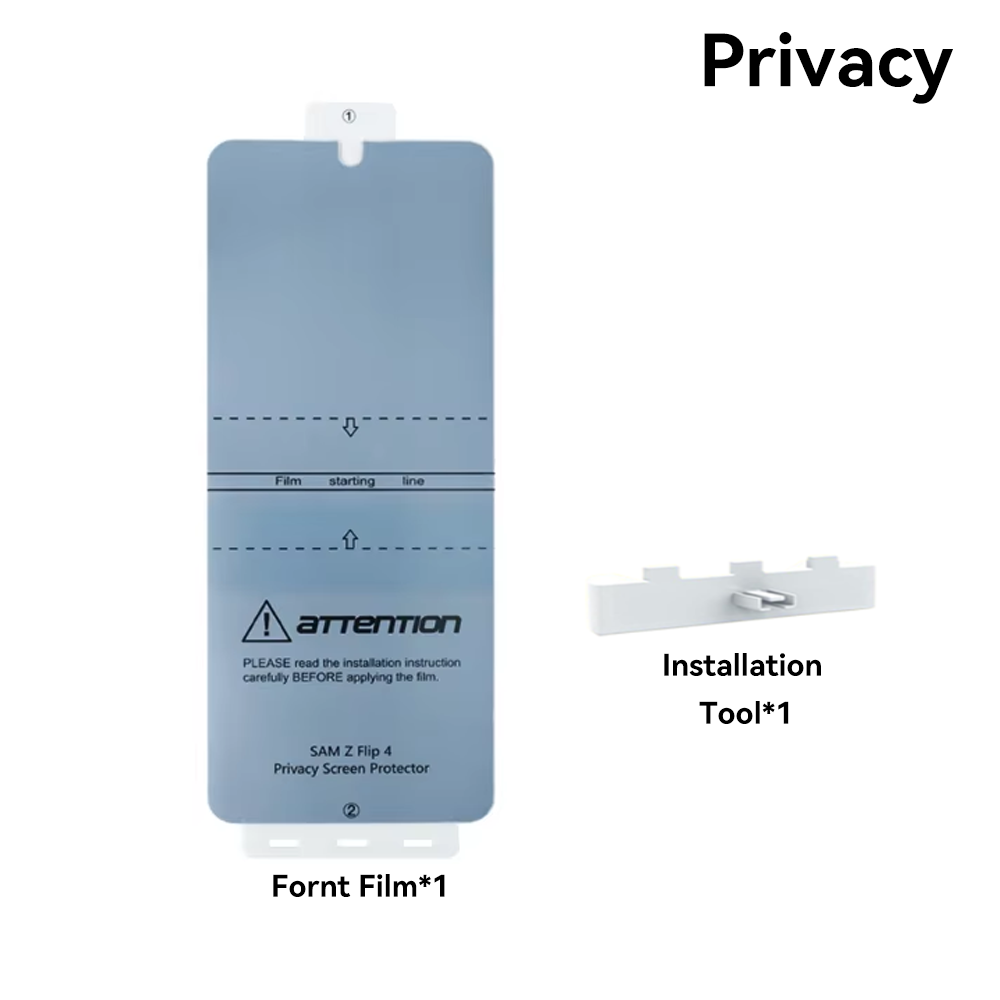 Protector de pantalla interior blanco de privacidad