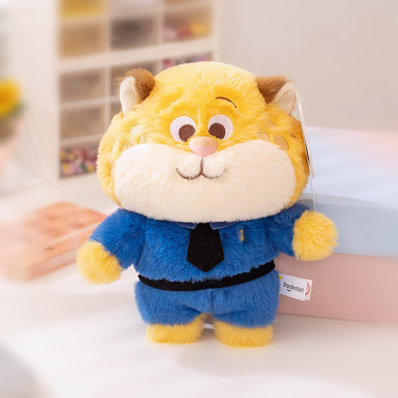 Poupée de langage coeur de rêve doux d'officier léopard de 20cm