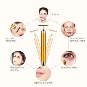 Vibrator T <strong>Shape</strong> Energy 24k Golden Beauty bar