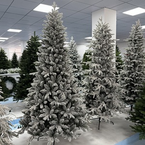 Tuyết Thực Tế Bất Động Cảm Ứng Bản Lề Linh Hsam 150Cm 180Cm 210Cm Đổ Xô PE PVC Vật Liệu Hỗn Hợp Vân sam Nhân Tạo Cây Giáng Sinh Cho Nhà - Product Image 5