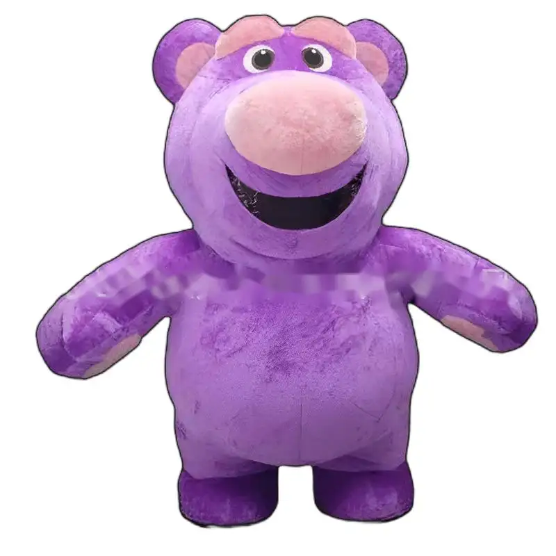 Gigante inflable fresa oso mascota disfraz Cosplay fiesta carnaval adulto vestido chico cumpleaños publicidad baile boda