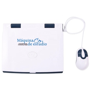 130 Funktionen Kinder Spanisch und Englisch Lernsprache Spielzeug Intelligente Kinder Laptop Lernmaschine mit Maus