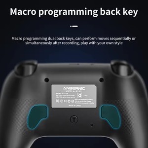 Anbernic RgP01ワイヤレスブルー歯バイブレーターゲームコントローラーゲームパッドジョイスティックRgbライトレイアウト付きレトロゲーム用Conosle