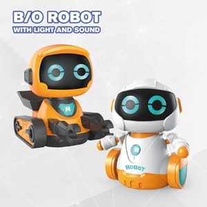 Fai da te Line Follower Robot giocattolo per bambini Robot tecnologia educativa induttiva Robot giocattolo traiettoria funzione di camminata con luce a Led