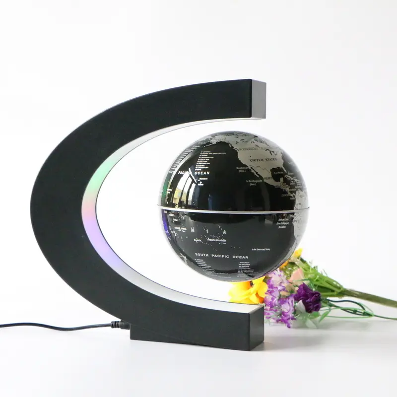 Globe de terre en plastique de style moderne, décoration personnalisée pour maison, cadeau de noël, bureau, monde, globe