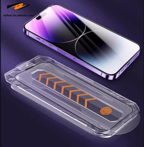 Tozsuz doğru eşleştirme tam kapak ekran koruyucu iPhone 15 14 13 12 11 Pro Max XS X XR 15 14 artı temperli cam - Product Image 1