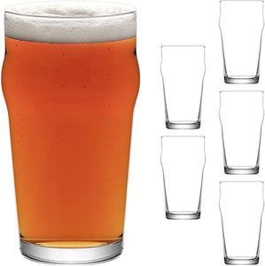 Cheap Custom Logo 300ml 400ml 500ml Different Size Clear Drinking Glass Beer Glasses for Fish Foolproof Four Peaks <strong>Fremont</strong> - Product Image 4