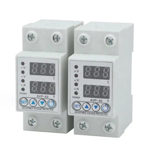Entrega rápida 220VAC 1-63A Monofásico Protector de voltaje ajustable Disyuntor de protección contra sobrecarga de voltaje - Product Image 6