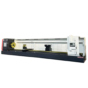 Máquina de torno de metal horizontal manual con sistema de control CNC de estructura de cama plana (GSK) Características convencionales para trabajos en metal - Product Image 2