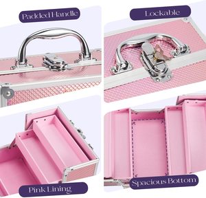 化妆盒女孩钥匙化妆品收纳器 - Product Image 4