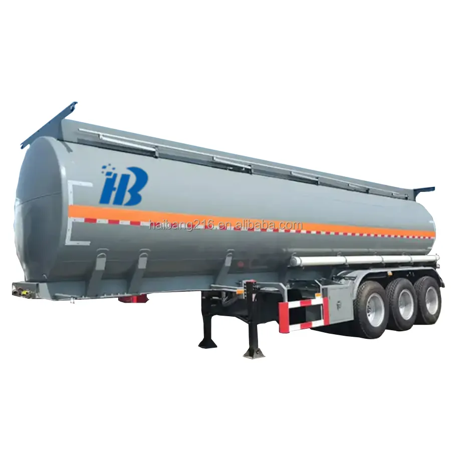 Venda semi-reboque de caminhão-tanque para transporte de ácido sulfúrico líquido químico 98% concentrado com 3 eixos