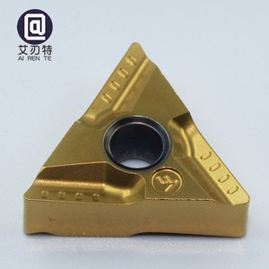 Inserto de torneado CNC de cerámica de Metal TNMG160404 Herramienta de torneado externo para torno con revestimiento de oro - Product Image 4