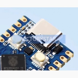 RP2350 chip <strong>Ethernet</strong> port module with microcontroller development board embedded and easy RP2350