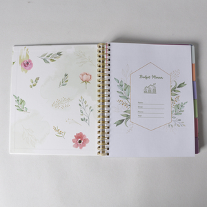 Custom <strong>Notebook</strong> Manufacturer Customizable Printing Spiral <strong>Notebook</strong> <strong>with</strong> Color <strong>Index</strong> Tab Dividers Spiral <strong>Notebook</strong> Gift Set - Product Image 4