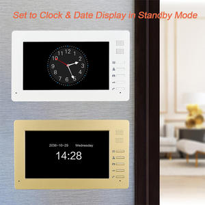 TCP/IP Night Vision Door Phone Video <strong>Intercom</strong> <strong>System</strong> 7 Inch Screen Home Video <strong>Intercom</strong> for Villa - Product Image 4
