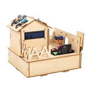 ACEBOTT Micro bit Smart Home Starter Kit IoT Bluetooth Lern codierung DIY Holzhaus Fernbedienung Lernkit für Arduino - Product Image 1