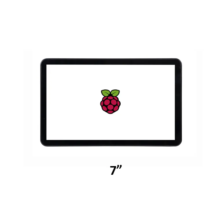 Pi Raspberry 3 4 Model B + Layar Sentuh 7 Inci, Layar LCD IPS HD TFT dengan Monitor Modular Antarmuka Ethernet Sistem Raspberry