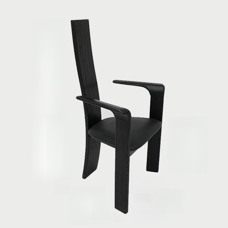 Stile Bracciolo - Pelle PU Nera
