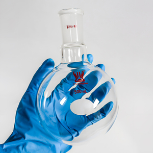 Phòng Thí Nghiệm Thủy Tinh 5-5000Ml Trong Suốt Thủy Tinh Borosilicate Tròn Dưới Flask Hóa Học Kháng Ngắn Cổ Bình - Product Image 3
