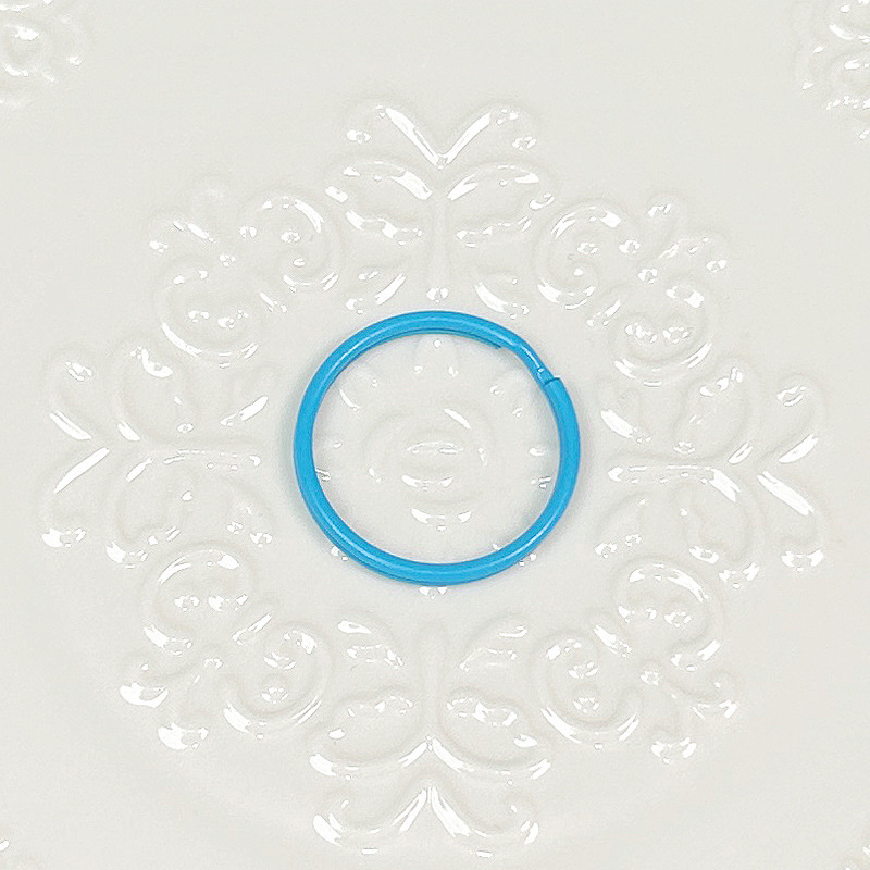 Porte-clés ouverture 25 mm - bleu