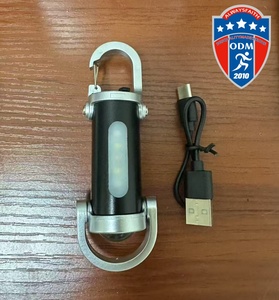 Có thể sạc lại 300lm EDC Keychain Đèn pin không thấm nước 7-Chế độ <span class=keywords><strong>Mini</strong></span> <span class=keywords><strong>torch</strong></span> Cáp USB cho cắm trại ngoài trời Quà Tặng - Product Image 4