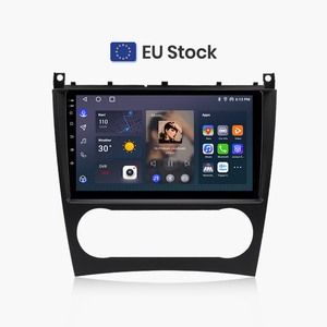 Junsun Android Auto Car radyo navigasyon Mercedes Benz C Class W203 için 2005-2009 C200 C200 C240 Mercedes CLK CLK Multimedia multimedya - Product Image 1