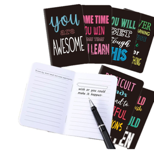 Bloc de notas de bolsillo personalizado con logotipo personalizado Cuaderno de papel portátil Tamaño mini 8x12,5 CM Diario de escritura - Product Image 3