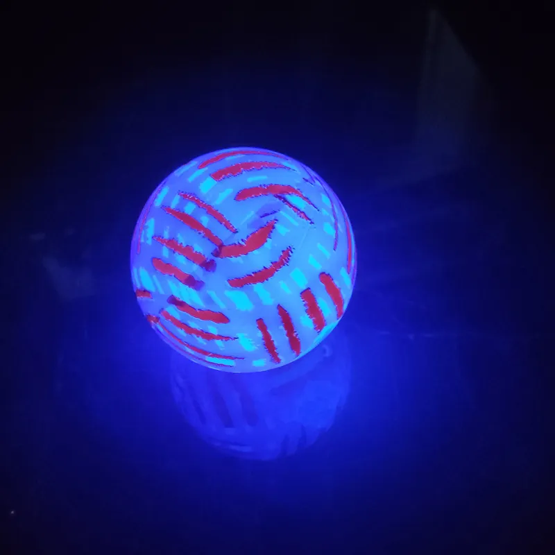 Светящиеся в темноте надувные светодиодные светящиеся спортивные игрушечные мячи для детей