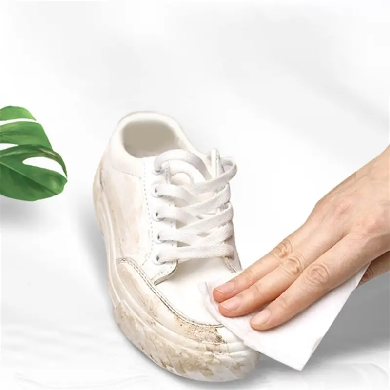 Individual Wrapped Sneaker Cleaner Shoes Wipes