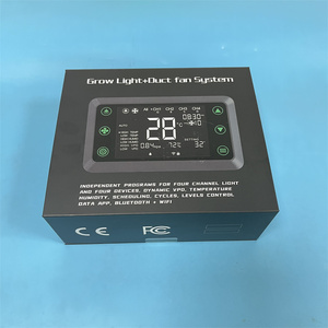 318 intelligente 12V RJ45 dimmerabile LED coltiva il sistema di controllo della luce del condotto con impostazione del Timer per la coltivazione di tende da serra per interni - Product Image 5