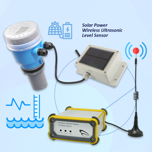 Nivel de agua ultrasónico inalámbrico Energía solar Sistema de sensor de señal Modbus inalámbrico Controlador de nivel de agua RS485 inalámbrico - Product Image 1