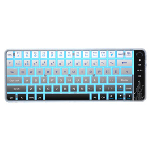 Teclado BT inalámbrico de modo dual Gaxever, ordenador de escritorio transparente, portátil, escritura de oficina, teclado luminoso de cristal dedicado - Product Image 1