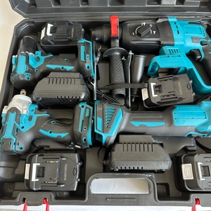 เครื่องเจียรไฟฟ้าลิเธียมพร้อมกล่องอุปกรณ์ชาร์จ4ชิ้นแบบไร้แปรงถ่านสามารถปรับแต่งได้ตามต้องการ - Product Image 4