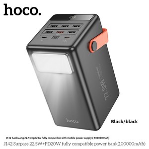 Hoco J142 Overlord 22.5W + Pd20W大容量パワーバンク完全に互換性のあるUSB入力LEDディスプレイ20Wモバイルデバイス用出力 - Product Image 6