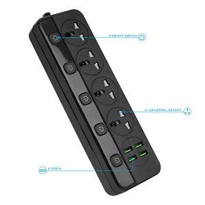 4 Way 4USB <strong>Extension</strong> Power <strong>Socket</strong> Universal Outlets <strong>Sockets</strong> Multifunction Power <strong>Socket</strong> - Product Image 2