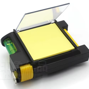 Thước đo băng nhựa đa chức năng mang theo bút và ghi chú dán có thể được viết và đo - Product Image 1