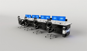 JCCX-6 Console Manufacturer Super Quality Customized Size command Control Room Console for Real Time Crime <strong>Center</strong> - Product Image 4