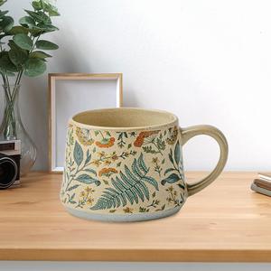 家庭用または仕事用のハンドルドリンクウェア付きクリエイティブセラミックコーヒーマグウォーターカップ装飾 - Product Image 3