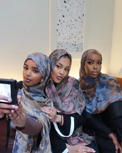 Sang trọng rắn tre Modal khăn hijab cho phụ nữ thiết kế mới Trọng lượng nhẹ cho mùa xuân truyền thống bộ phận hồi giáo - Product Image 1