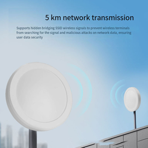 LCN屋外インテリジェントデジタルワイヤレスブリッジ5kmデュアルギガビットネットワーク300mbps Max. LANデータレート2.4Gモバイルソーラーアンテナ - Product Image 3
