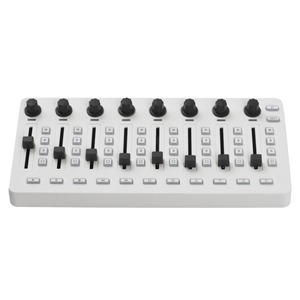Controlador MIDI Consola de mezcla MIDI con 43 botones Batería de conexión BT/Fuente de alimentación tipo C Mezclador de controlador MIDI USB - Product Image 1