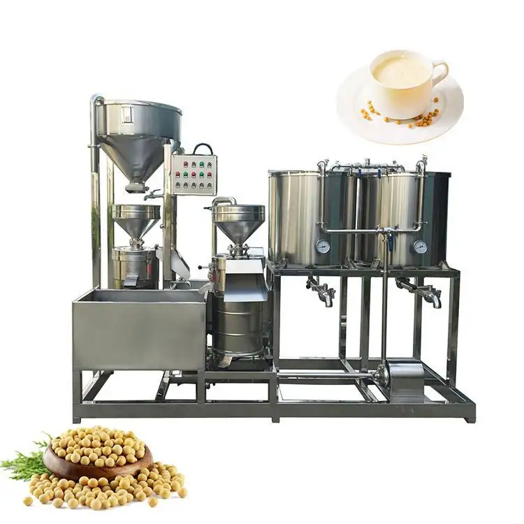 Automatic long working time horizontal soybean milk peanut buttter walnut powder making machine