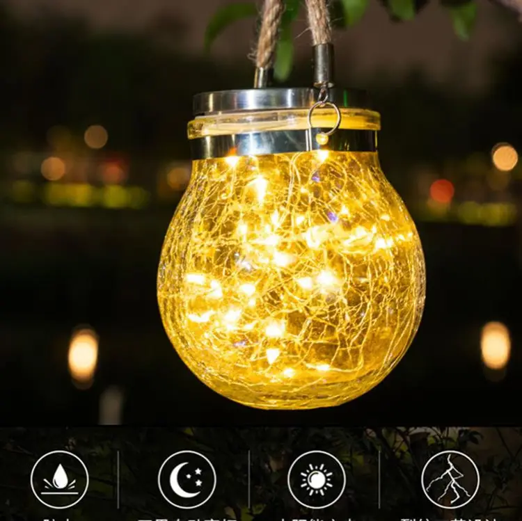 Strobe iluminação twinkle decoração da árvore do jardim ao ar livre à prova d' água de fadas levou luz corda solar Natal luzes penduradas