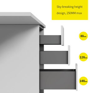 BT601 piena estensione Ultra sottile scatola di metallo morbido chiusura scatola di metallo cassetto scorrevole - Product Image 5