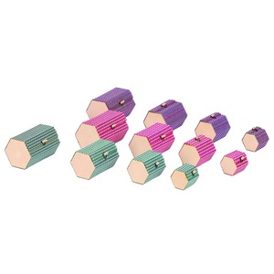 Juego de anidación de tamaño personalizado multifunción ecológico de 4 cajas de embalaje Beige de Bambú - Product Image 4