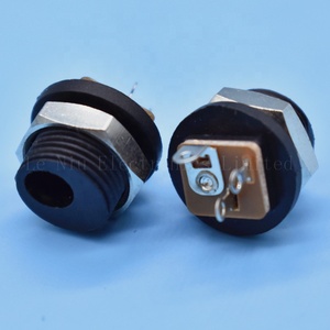 Dc-022 yüksek akım güç dönüşüm Dc022 3.5x1.35mm 3 Pins bağlantı soketi 35135 yuvarlak kafa DC022 DC Jack - Product Image 3