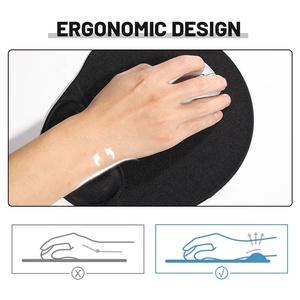 Four-Sided Projectile Sponges Base DIY PORON Reduced Fringe Gaming Mouse Pad Memory Foam Mouse Pad <strong>Simple</strong> <strong>Computer</strong> for Office - Product Image 3