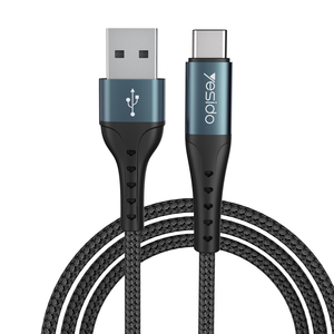 CA62 YESIDO 1.2 metre 12W 18W naylon örgülü kalaylı bakır çekirdek hızlı şarj USB veri kablosu Mirco için tip-c IP - Product Image 1