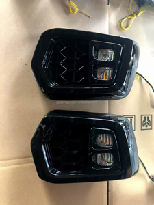 Ford Ranger T7 T8 2016-2021 için ön tampon sis işık Led sis lambası gövde kiti modifiye araba aksesuarları DRL - Product Image 4