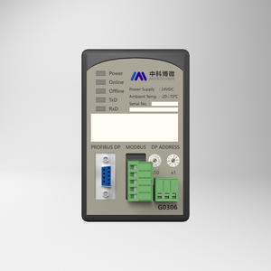 レールマウントゲートウェイRS232インターフェイスModbus RTUからProfibus DPプロトコルコンバータ - Product Image 2